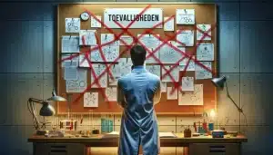 het afwijzen van ideeën het toeval