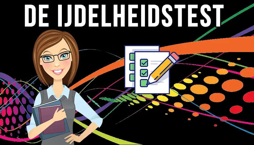 is het De ijdelheidstest of De ijdelheidsstest