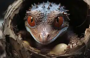 Krokodil blijkt zwanger te zijn... van zichzelf: Een wonder van de natuur