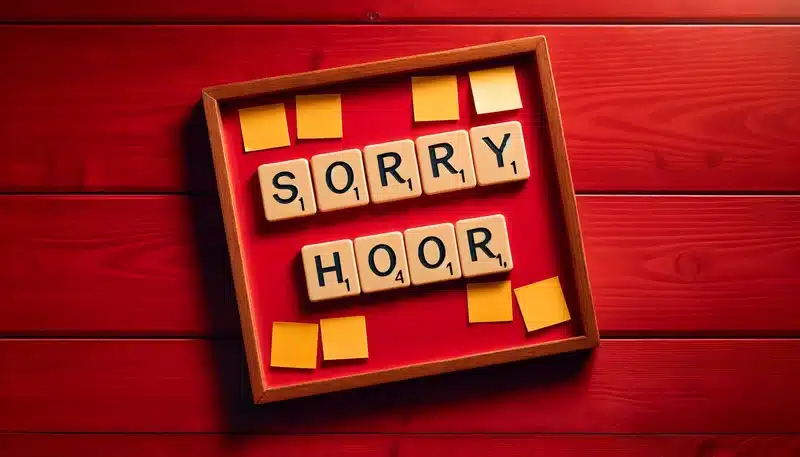 Negatieve Gewoontes Afleren: Sorry Hoor!