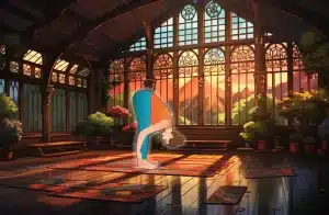 Yoga Houdingen: STAANDE VOOROVERBUIGING